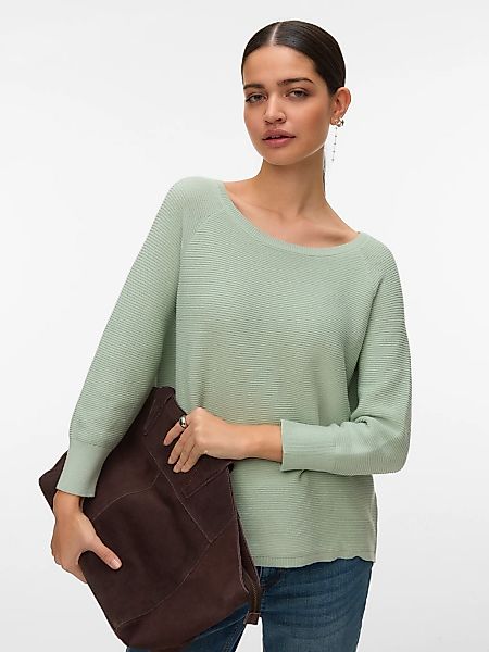 Vero Moda Strickpullover "VMNEW NORA 3/4 BOATNECK PULLOVER NOOS" günstig online kaufen