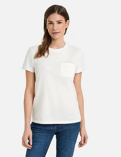 GERRY WEBER Kurzarmshirt T-Shirt mit Ziersteinchen günstig online kaufen