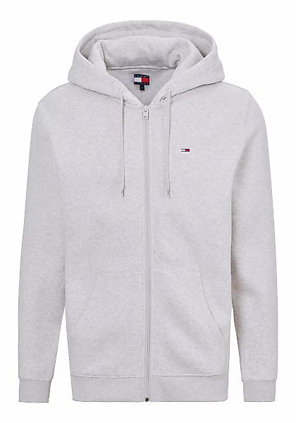 Tommy Jeans Sweatshirt "TJM REG S FLAG ZIP FLEECE THRU", mit bestickten Mar günstig online kaufen