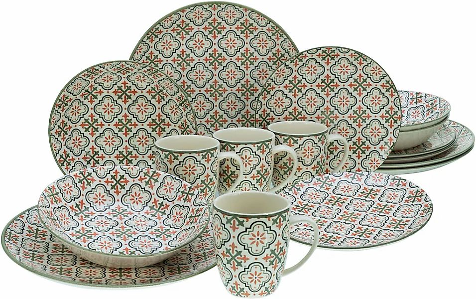 CreaTable Kombiservice "Rumi" orientalisch mediterraner Stil günstig online kaufen