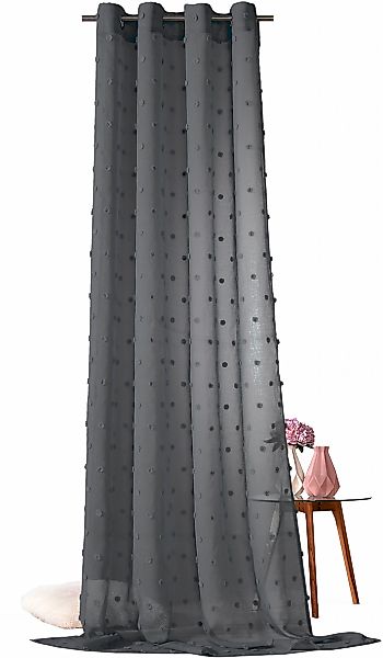 Weckbrodt Gardine "Julina" Ösen 1 Stk. tlg. Leinen-Optik, transparent, mit günstig online kaufen