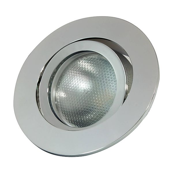 LED-Einbaustrahler Decoclic GU10/GU5.3, rund, silber günstig online kaufen