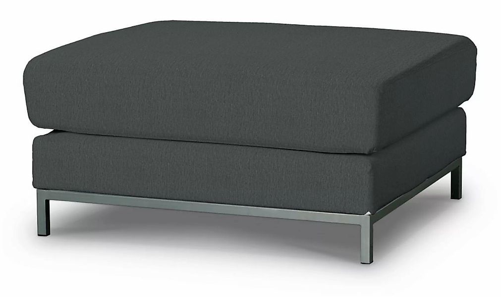 Bezug für Kramfors Hocker, stahlgrau, Husse, Kramfors Hocker, Chenille (160 günstig online kaufen