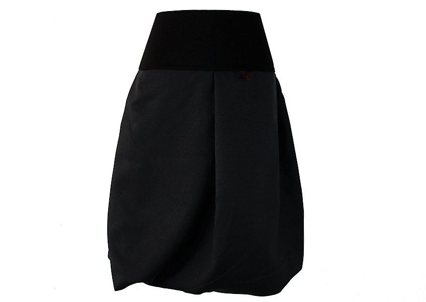 dunkle design Ballonrock 65cm Grau Schwarz Ecru elastischer Bund günstig online kaufen
