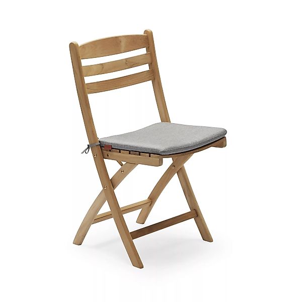 Skagerak - Sitzkissen für Selandia Stuhl - asche/LxBxH 37x40x3cm günstig online kaufen
