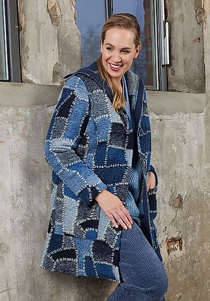 Mona Lisa Wollmantel Große Größen - warme, weiche Qualität mit toller Optik günstig online kaufen