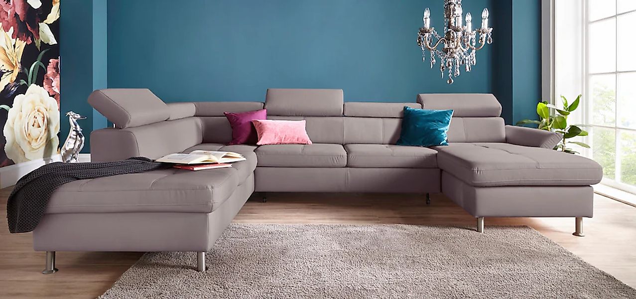 exxpo - sofa fashion Wohnlandschaft "Maretto, bequem und komfortabel, aufwe günstig online kaufen