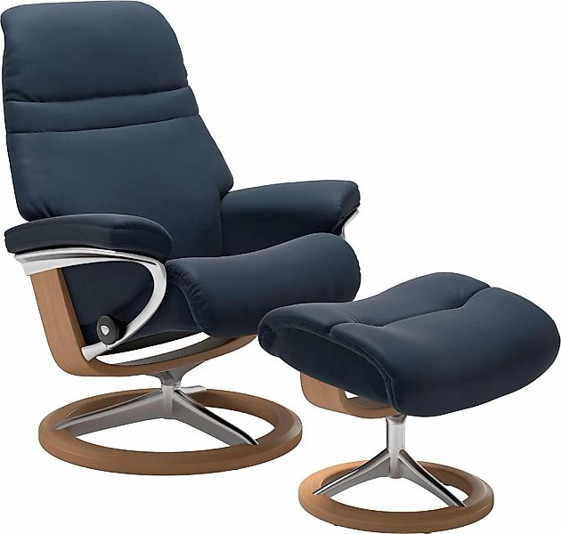 Stressless Relaxsessel "Sunrise", (Set, Relaxsessel mit Hocker), mit Signat günstig online kaufen