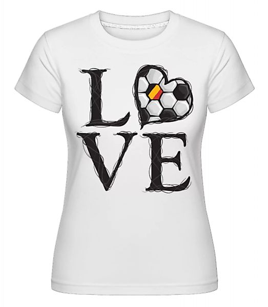 Fußball Liebe Belgien · Shirtinator Frauen T-Shirt günstig online kaufen