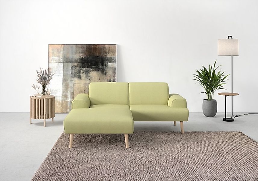 Home affaire Ecksofa »Swift Scandic Design, komfortabler Federkern, Breite günstig online kaufen