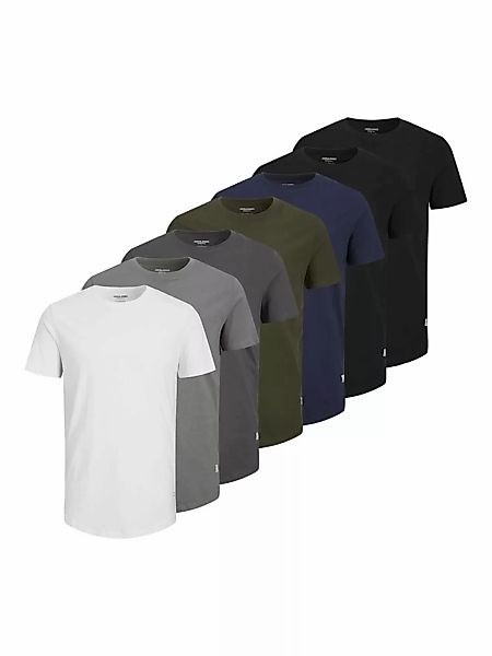 Jack & Jones Rundhalsshirt "JJENOA TEE SS CREW NECK 7PK MP NOOS" günstig online kaufen