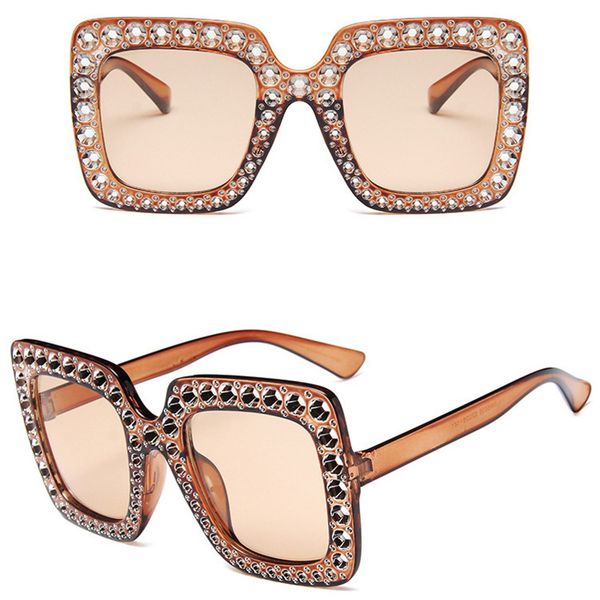 autolock Sonnenbrille Kristall Sonnenbrille Damen, Square günstig online kaufen