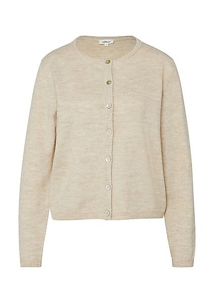s.Oliver Cardigan Strickjacke Weiche Strickjacke aus Alpakamix günstig online kaufen