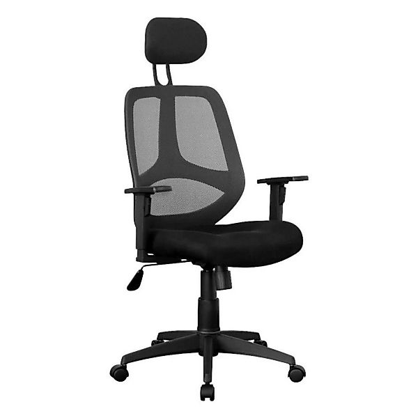 Bürostuhl Stoffbezug Schreibtischstuhl 120 kg Armlehne schwarz Chefsessel D günstig online kaufen