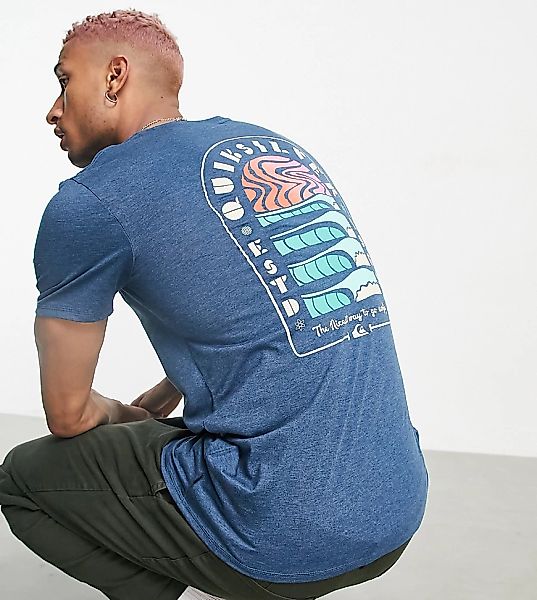 Quiksilver – Magic Tide – T-Shirt in Blau – exklusiv bei ASOS-Weiß günstig online kaufen