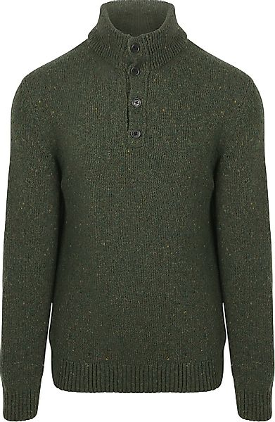 Gant Mocker Pullover Wool Blend Dunkelgrün - Größe 3XL günstig online kaufen