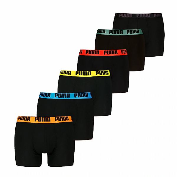 PUMA Boxershorts "PUMA MEN EVERYDAY BOXER 6P ECOM", (6er Pack), Elastischer günstig online kaufen