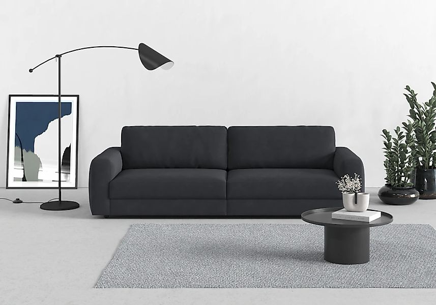 TRENDMANUFAKTUR Big-Sofa "Bourbon" extra tiefe Sitzfläche, wahlweise mit Si günstig online kaufen