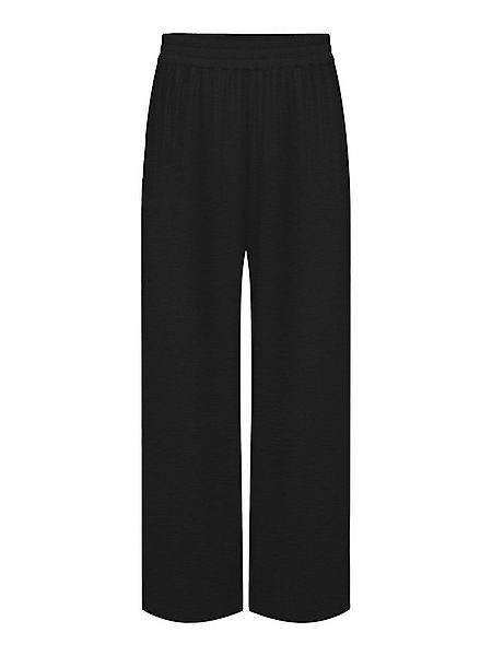 pieces Palazzohose - sommerliche Stoffhose im Slim Fit mit All-Over-Print günstig online kaufen