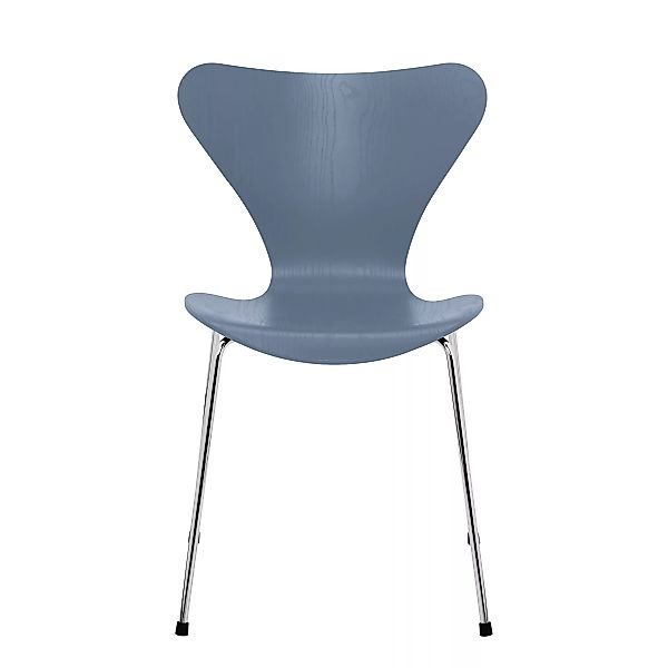 Fritz Hansen - Serie 7™ Stuhl gefärbte Esche Gestell Verchromt - dämmerungs günstig online kaufen