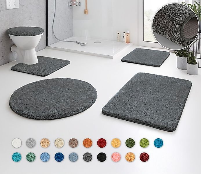 Kleine Wolke Badematte "RELAX" Höhe 30 mm rutschhemmend beschichtet fußbode günstig online kaufen