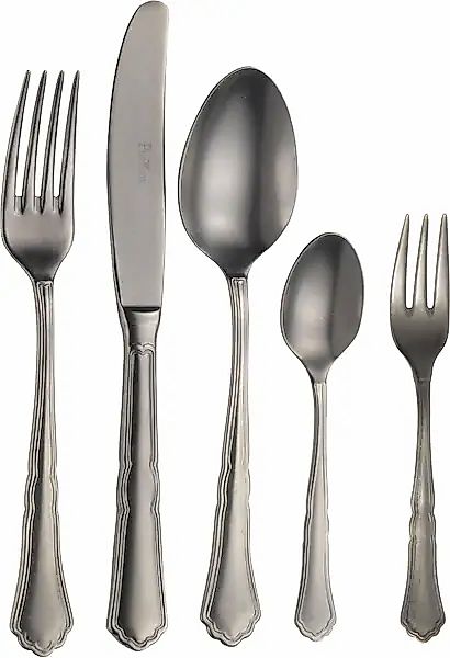 PINTINOX Besteck-Set »Settecento Alchemique Titan« Optik Titan SW PVD Besch günstig online kaufen