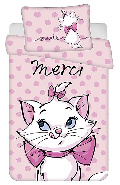 Disney Kinderbettwäsche Disney Marie Aristocats Babybettwäsche günstig online kaufen