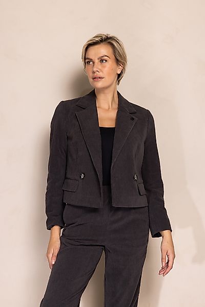 Zhrill Kurzblazer Cord ZHJOJO mit Reverskragen günstig online kaufen
