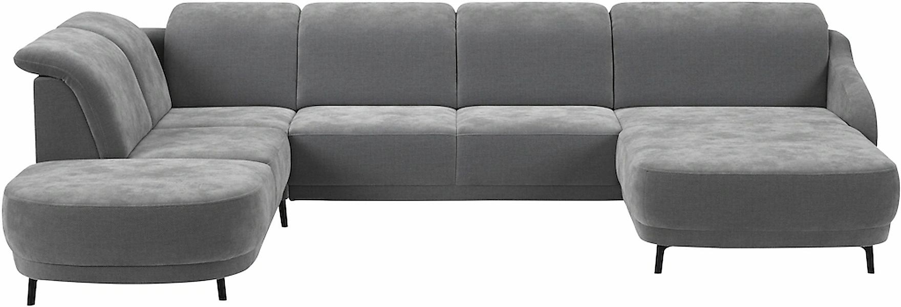 sit&more Wohnlandschaft "Blues U-Form" inkl. Kopfteilverstellung, wahlweise günstig online kaufen