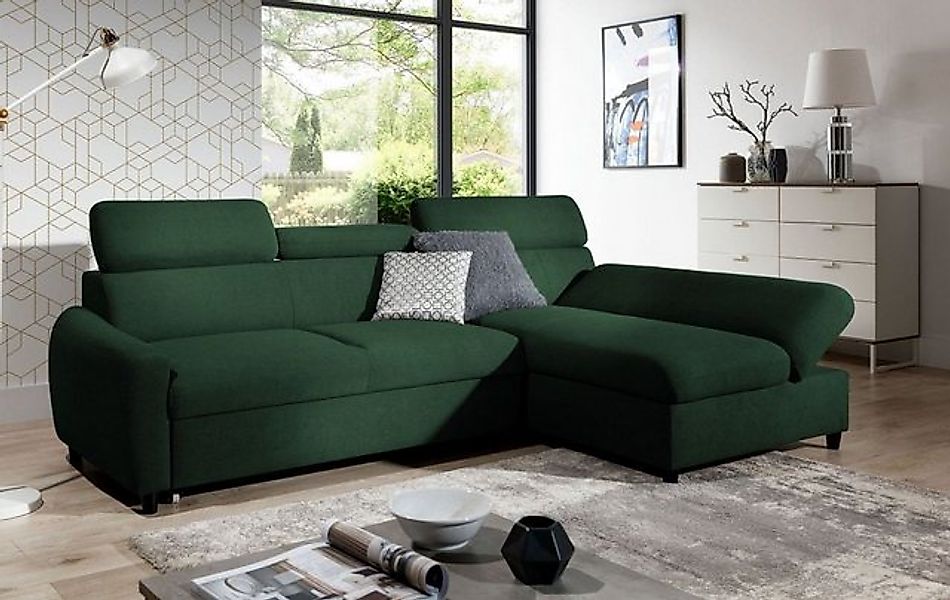 Luxusbetten24 Schlafsofa Designer Sofa Noura Mini, mit Schlaf- und Klappfun günstig online kaufen