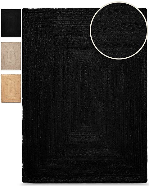 carpetfine Teppich Nele Juteteppich Naturfaser, rechteckig, günstig online kaufen