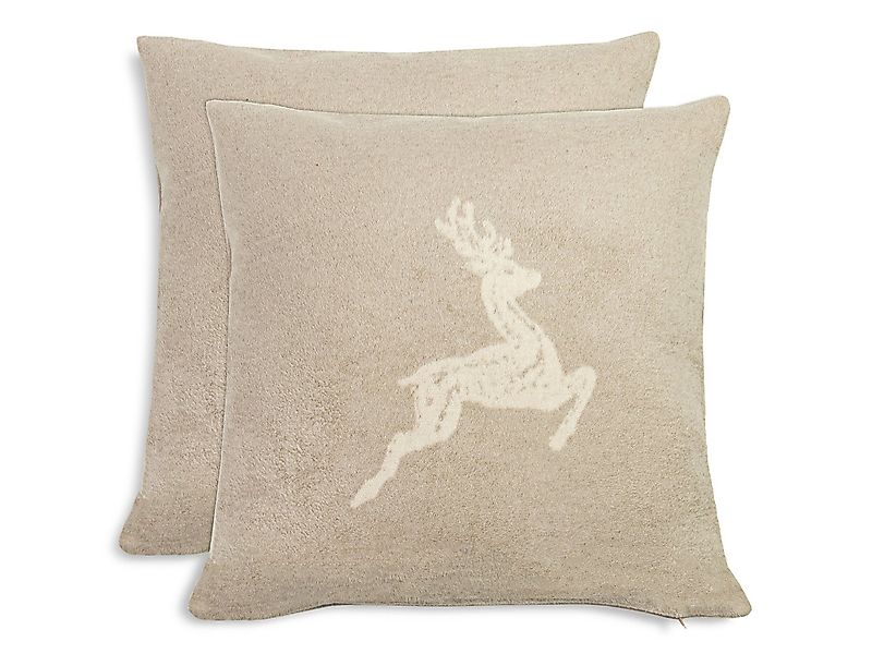 ZOLLNER Kissenbezug, (2 Stück), 50 x 50 cm, 60% Baumwolle, 40% Polyacryl, v günstig online kaufen