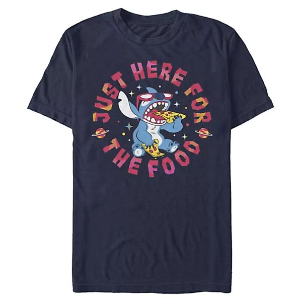 Disney Classics - Lilo & Stitch - Stitch Pizza - Männer T-Shirt günstig online kaufen