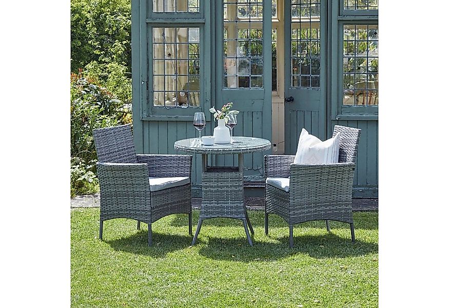 HTI-Living Garten-Essgruppe Gartenmöbel Amelia, (Set, 3-tlg., 2 Stühle 1 Ti günstig online kaufen