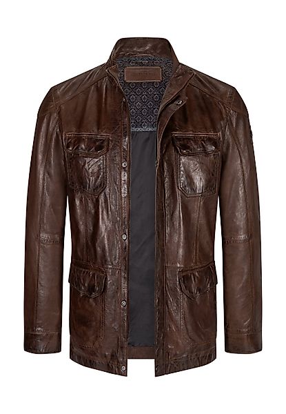 Milestone Lederjacke MS-Jose längere Herren Fieldjacket günstig online kaufen