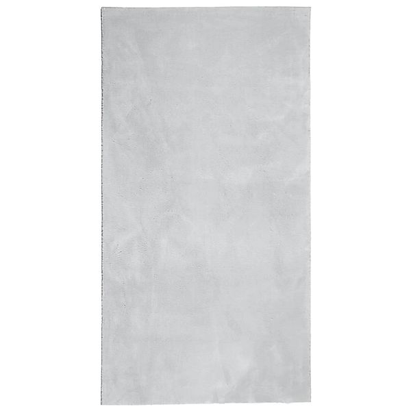 vidaXL Teppich Huarte Kurzflor Weich Und Waschbar Grau 60x110 Cm 1931308 günstig online kaufen