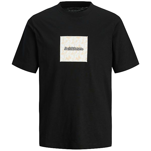 Jack&Jones T-Shirt mit Label-Print Farbe schwarz Größe: 7XL günstig online kaufen