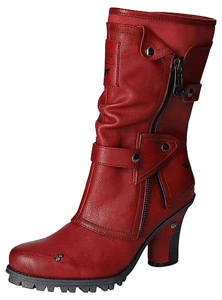 Mustang Shoes Winterstiefel, Absatzstiefel, Reißverschluss, mit günstig online kaufen