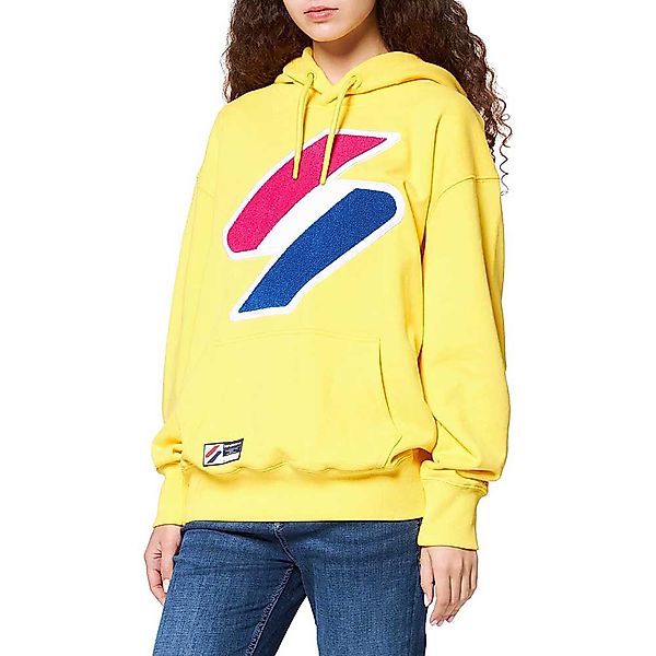 Superdry Code Logo Che Oversized Kapuzenpullover M-L Nautical Yellow günstig online kaufen