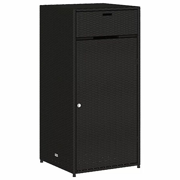 vidaXL Gartenbox, Gartenschrank Schwarz 55x55x111 cm günstig online kaufen