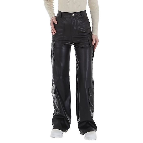 Ital-Design Lederimitathose Damen Freizeit (86365190) Glänzend Hose in Lede günstig online kaufen