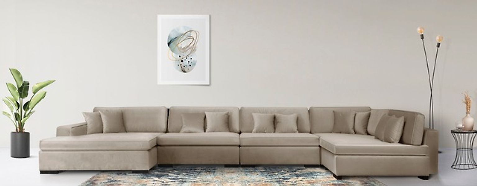 Guido Maria Kretschmer Home&Living Wohnlandschaft »Skara U-Form«, Lounge-So günstig online kaufen