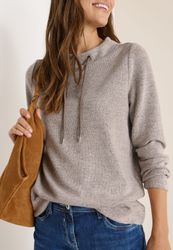 CECIL Rundhalspullover Funnelneck mit Tunnelzug günstig online kaufen