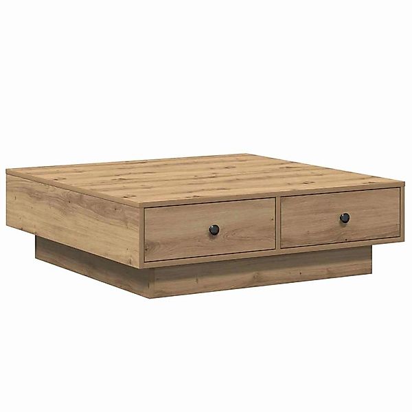vidaXL Couchtisch Artisan-Eiche 90 x 90 x 28 cm Holzwerkstoff 868803 günstig online kaufen