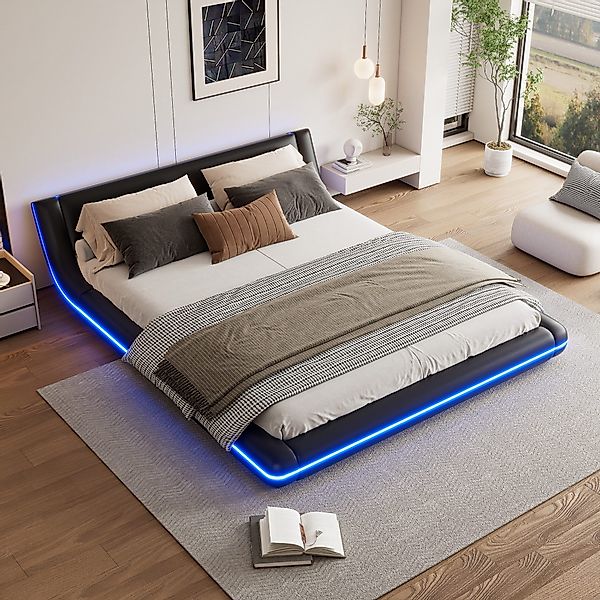 STILVORA Polsterbett 160×200 mit matratze und günstig online kaufen