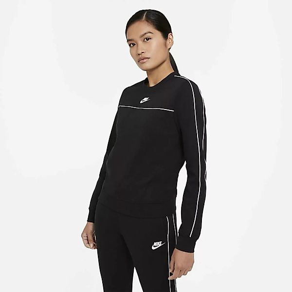 Nike Sportswear Millennium Essential Crew Sweatshirt XS Black / White günstig online kaufen