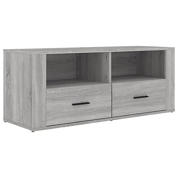 Vidaxl Tv-schrank Grau Sonoma 100x35x40 Cm Holzwerkstoff günstig online kaufen