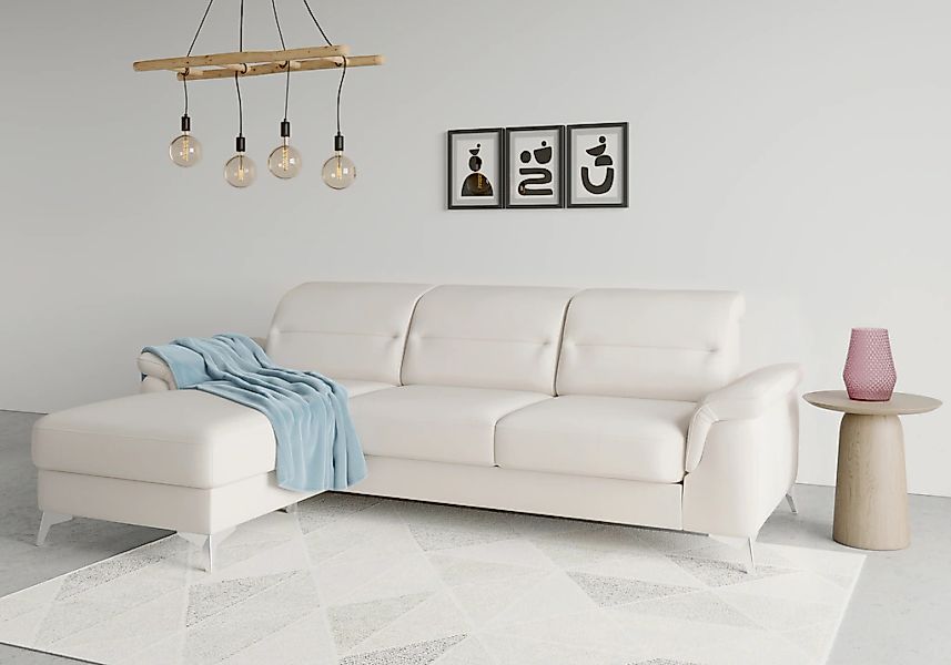 sit&more Ecksofa "Sinatra L-Form", mit Recamiere, optinal mit Kopfteilverst günstig online kaufen
