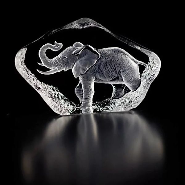 Wildlife Skulptur Elefant glas günstig online kaufen