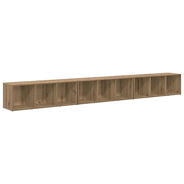 vidaXL TV-Schrank 3 Stk Artisan-Eiche 37 x 35 x 107,5 cm Holzwerkstoff 3393 günstig online kaufen